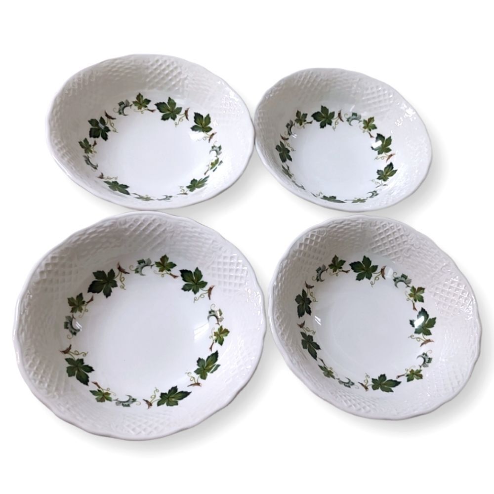 Marlborough Old English Ironstone By Simpsons Potters Concord Set of 4 B…